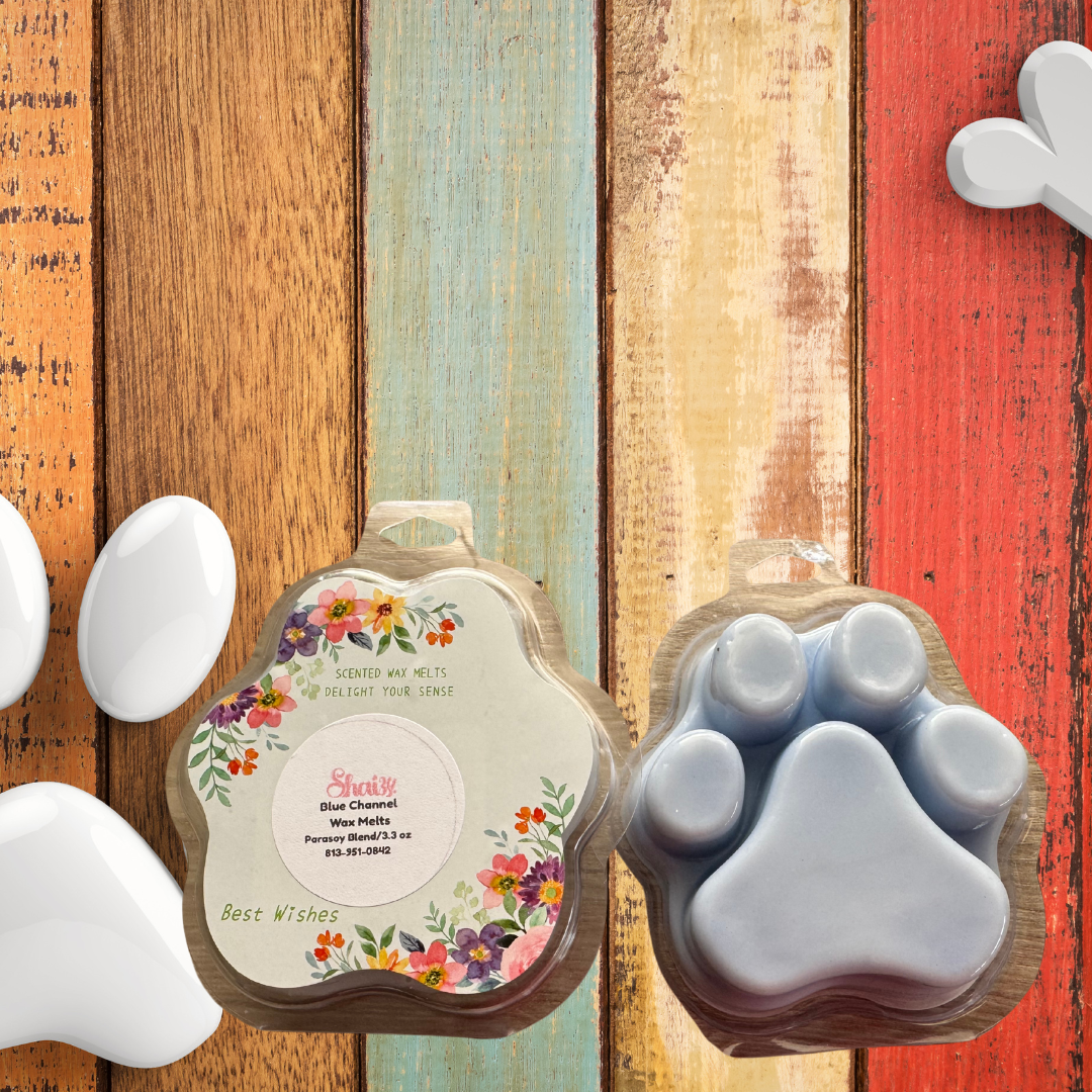 Blue Channel Dog Paw Wax Melts