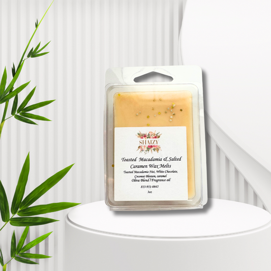Toasted Macadamia & Salted Caramel Wax Melts