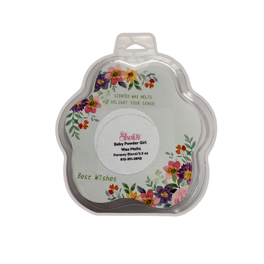 Baby Powder Girl Dog Paw Wax Melt